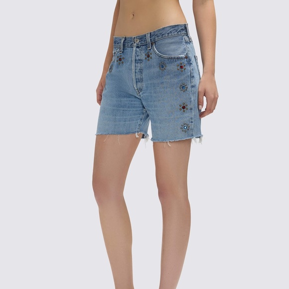 Re/Done /Vintage Levi's STUDDED BOY SHORT